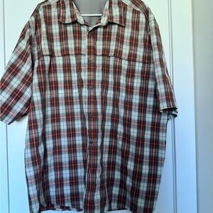 Wrangler 3XT Men’s Short Sleeve Collar Button Up